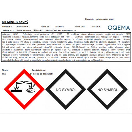 pH MÍNUS pevný dóza 1 kg
