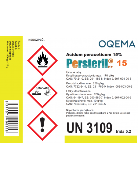 PERSTERIL 15 etiketa 1