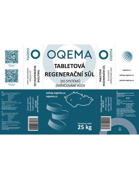 Chlorid sodný průmyslový, tablety obal